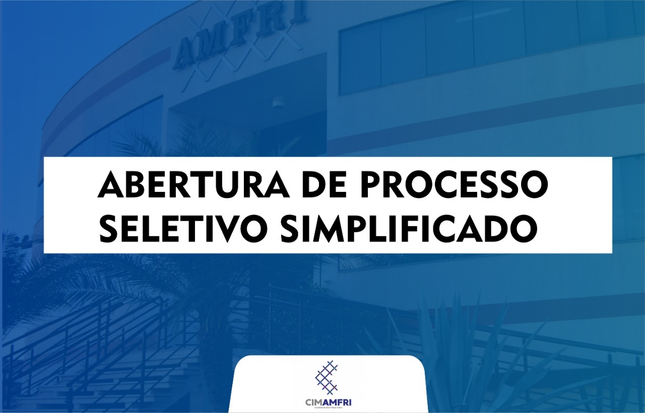 Read more about the article CIM-AMFRI abre Processo Seletivo Simplificado: vaga para Medicina Veterinária